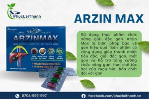 Arzin Max giải độc gan