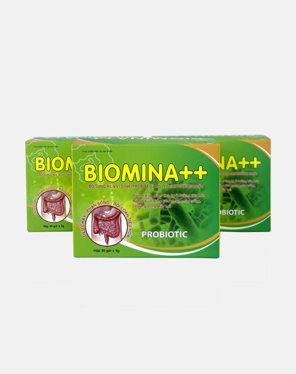 Biomina giúp bổ sung men vi sinh có lợi