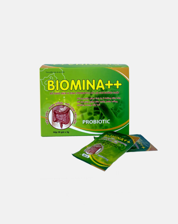 Biomina giúp bổ sung men vi sinh có lợi