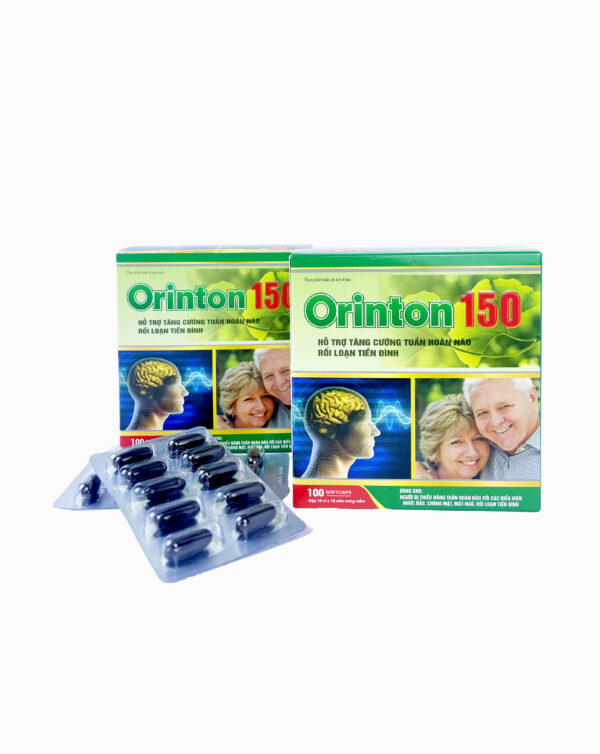 Orinton 150 hỗ trợ tuần hoàn máu não