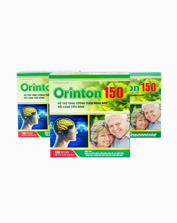 Orinton 150 hỗ trợ tuần hoàn máu não