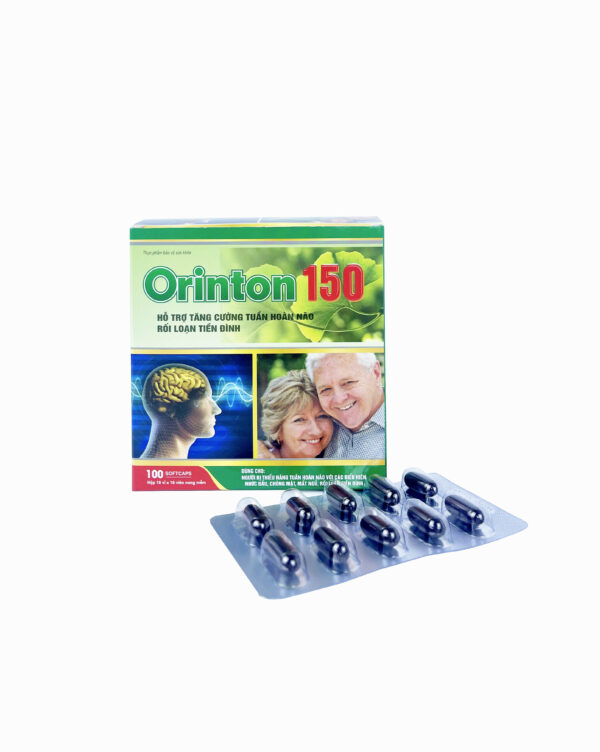 Orinton 150 hỗ trợ tuần hoàn máu não