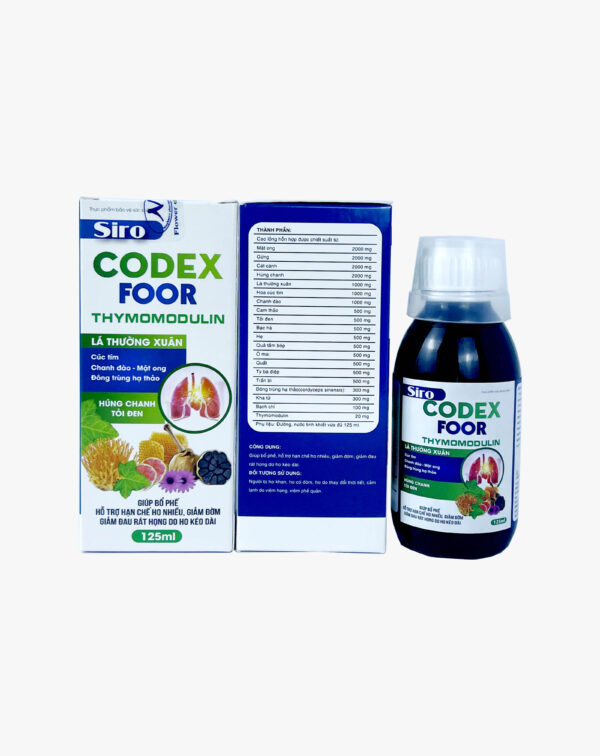 Siro CODEX FOOR bổ phế giảm ho