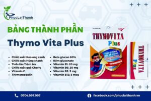 Sử dụng Thymo Vita Plus là cách tăng sức đề kháng hiệu quả