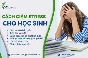 6 cách giảm stress cho học sinh