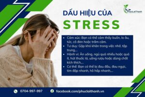 Có khá nhiều dấu hiệu stress trong cuộc sống con người