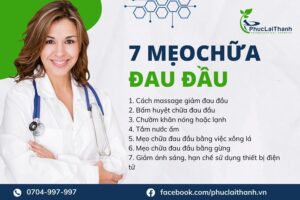 7 mẹo chữa đau đầu hiệu quả