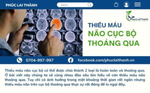 Thiếu máu não cục bộ thoáng qua là tình trạng khá phổ biến