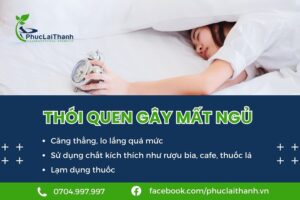 Những tói quen sinh hoạt gây mất ngủ kéo dài